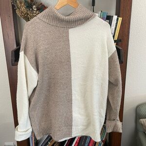 Cozy two-toned AGB sweater!